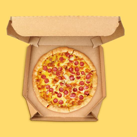 Pizza falsificada